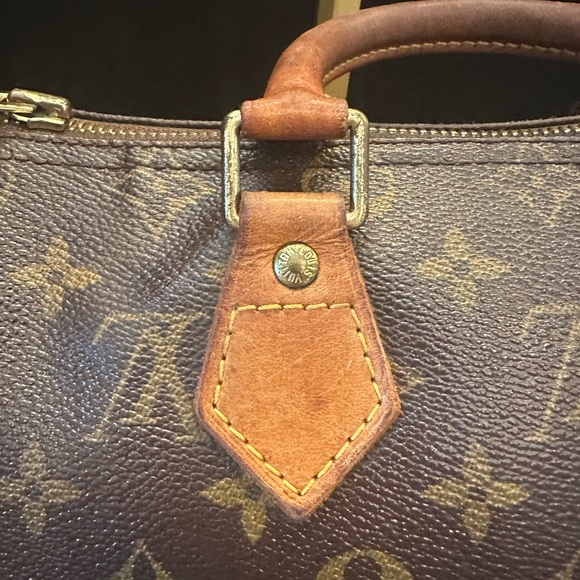 Louis Vuitton Brown Vintage Speedy 25 Monogram Satchel - Picture 7 of 16